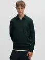 Hugo Boss - Polo sweater lange mouw - Donkergroen - Zetrust