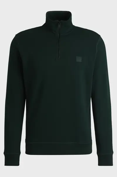 Hugo Boss - Polo sweater lange mouw - Donkergroen - Zetrust