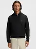 Hugo Boss - Polo sweater lange mouw - Zwart - Zetrust