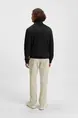 Hugo Boss - Polo sweater lange mouw - Zwart - Zetrust
