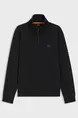 Hugo Boss - Polo sweater lange mouw - Zwart - Zetrust