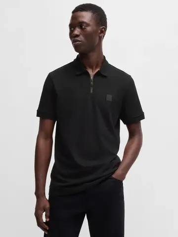 Hugo Boss - Polo - Zwart - Passerzip - 50537507