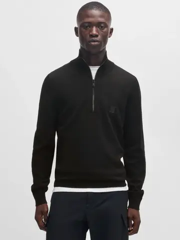 Hugo Boss - Schipperstrui - Zwart - Kanobix_S