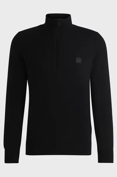 Hugo Boss - Schipperstrui - Zwart - Kanobix_S