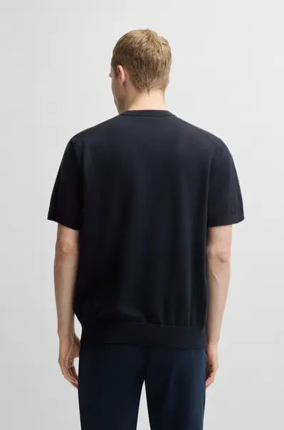 Hugo Boss - Sweater lange mouw - Donkerblauw - Kanache - 50538267