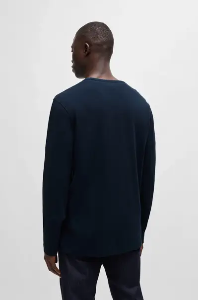 Hugo Boss - Sweater lange mouw - Donkerblauw - Tempesto