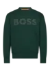Hugo Boss - Sweater lange mouw - Donkergroen - WeBasicCrew