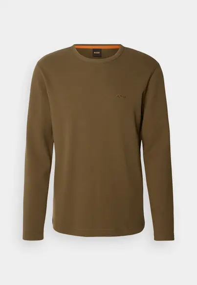 Hugo Boss - Sweater lange mouw - Legergroen - Tempesto