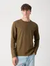 Hugo Boss - Sweater lange mouw - Legergroen - Tempesto