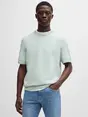 Hugo Boss - Sweater lange mouw - Mintgroen - Kanache - 50538267