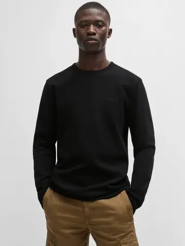 Hugo Boss - Sweater lange mouw - Zwart - Tempesto