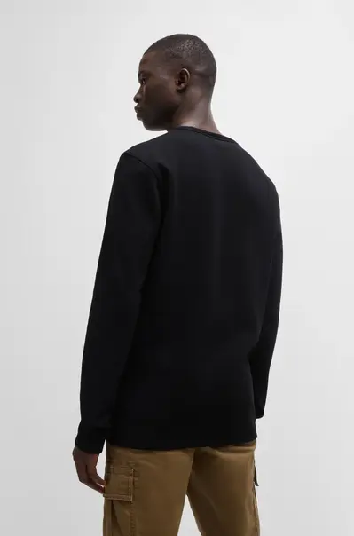 Hugo Boss - Sweater lange mouw - Zwart - Tempesto