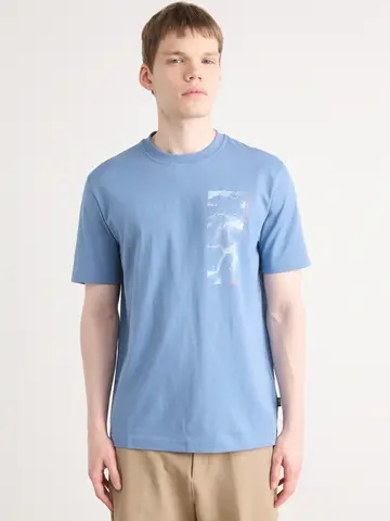 Hugo Boss - T-shirt korte mouw - Blauw - T_atacama