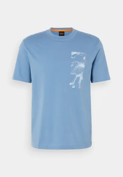 Hugo Boss - T-shirt korte mouw - Blauw - T_atacama