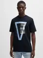 Hugo Boss - T-shirt korte mouw - Donkerblauw - Te_onthemway