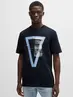 Hugo Boss - T-shirt korte mouw - Donkerblauw - Te_onthemway