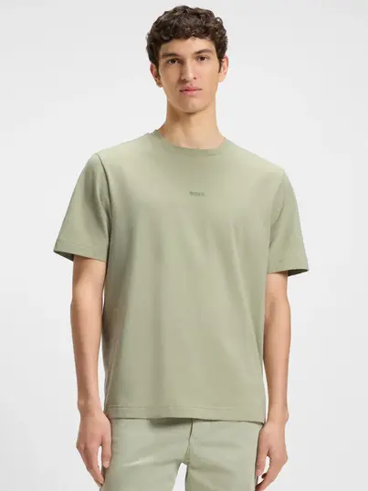 Hugo Boss - T-shirt korte mouw - Lichtgroen - TChup - 50473278
