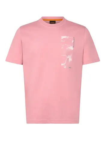 Hugo Boss - T-shirt korte mouw - Roze - Te_atacama