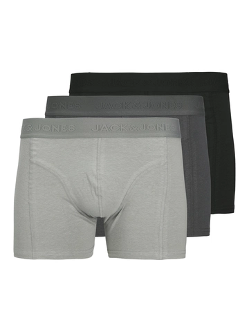Jack&Jones - Boxershorts - Zwart - Jacordinary Trunks 3 Pack Noos - 12275575