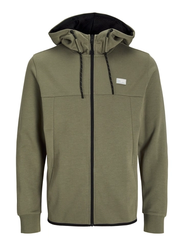 Jack&Jones - Hoodie vest - Groen - Jcoair Sweat Zip Hood - 12204926
