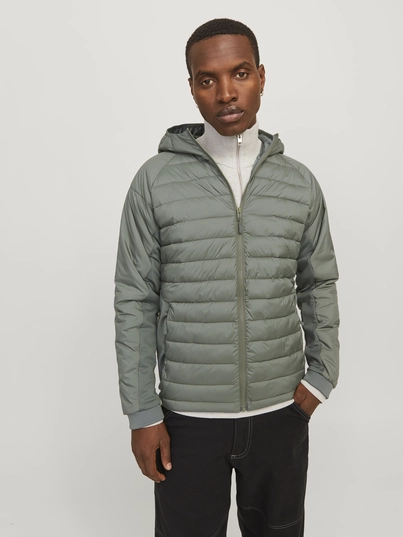 Jack&Jones - Jjestate Hybrid Jacket Noos - Heren jas - Middengroen - 12268511
