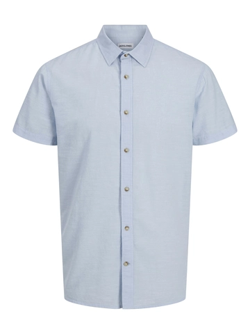 Jack&Jones - Overhemd korte mouw - Blauw - Jjesummer Shirt Ss Sn - 12269329