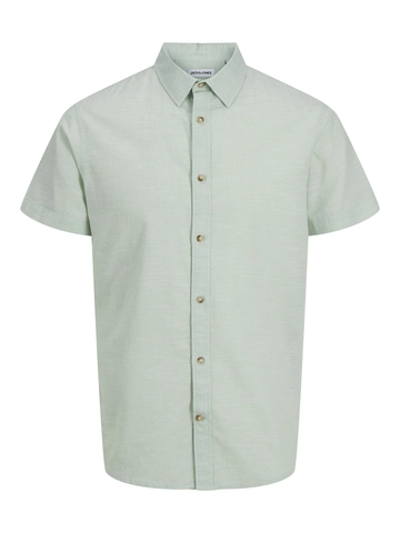 Jack&Jones - Overhemd korte mouw - Groen - Jjesummer Shirt Ss Sn - 12269329