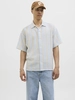 Jack&Jones - Overhemd korte mouw - Lichtblauw - Jorbellagio Crochet Shirt Ss - 12277295