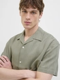 Jack&Jones - Overhemd korte mouw - Taupe - Jprccmontana Dobby Resort S/S - 12276818
