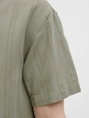 Jack&Jones - Overhemd korte mouw - Taupe - Jprccmontana Dobby Resort S/S - 12276818
