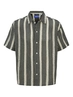 Jack&Jones - Overhemd korte mouw - Zwart - Jorbellagio Crochet Shirt Ss - 12277295