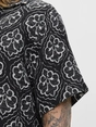 Jack&Jones - Overhemd korte mouw - Zwart - Jorhydra Noto Shirt Ss Ln - 12277230