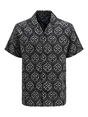Jack&Jones - Overhemd korte mouw - Zwart - Jorhydra Noto Shirt Ss Ln - 12277230