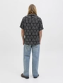 Jack&Jones - Overhemd korte mouw - Zwart - Jorhydra Noto Shirt Ss Ln - 12277230
