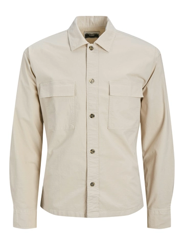 Jack&Jones - Overhemd lange mouw - Beige - Jcotarmac Ripstop Overshirt Ls - 12272837
