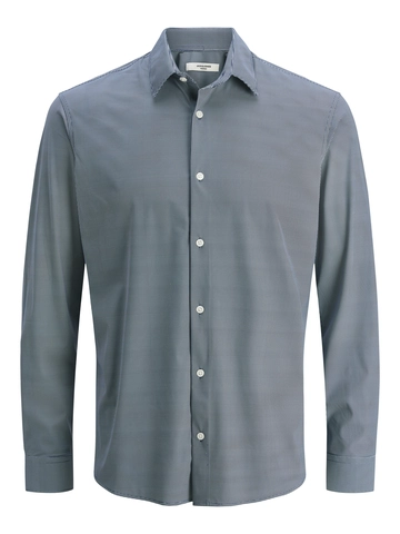 Jack&Jones - Overhemd lange mouw - Blauw - Jprblaactive Stretch L/S Shirt - 12263744