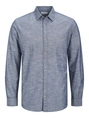 Jack&Jones - Overhemd lange mouw - Donkerblauw - Jjesummer Shirt Ls Sn - 12269315