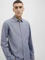 Jack&Jones - Overhemd lange mouw - Donkerblauw - Jjesummer Shirt Ls Sn - 12269315
