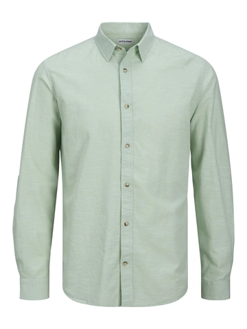 Jack&Jones - Overhemd lange mouw - Groen - Jjesummer Shirt Ls Sn - 12269315