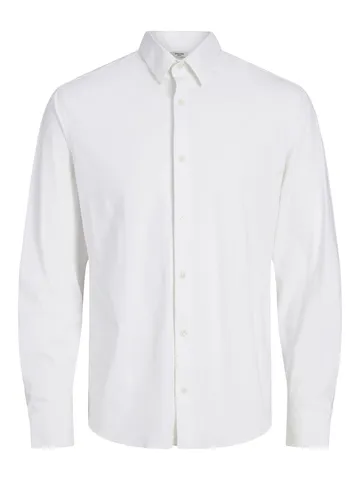 Jack&Jones - Overhemd lange mouw - Wit - Jprblaactive Stretch L/S Shirt - 12263744