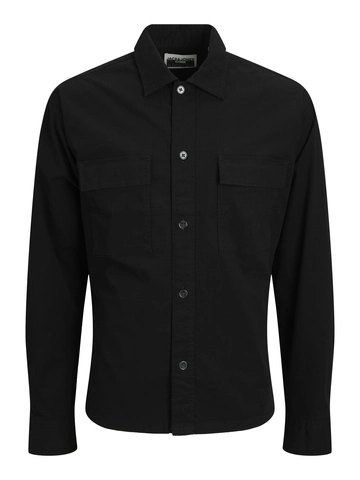 Jack&Jones - Overhemd lange mouw - Zwart - Jcotarmac Ripstop Overshirt Ls - 12272837
