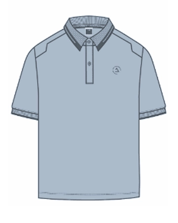 Jack&Jones - Polo - Blauw - Jcohass Logo Polo Ss Smu - 12279905