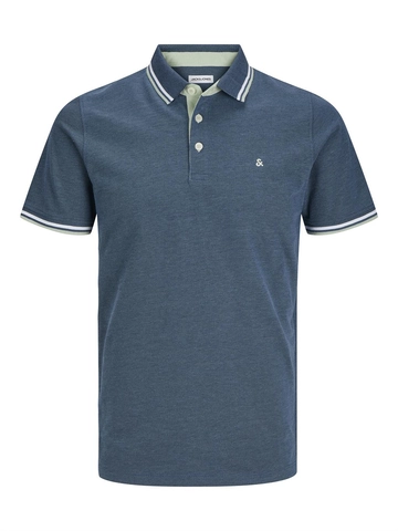 Jack&Jones - Polo - Blauw - Jjepaulos Polo Ss - 12136668