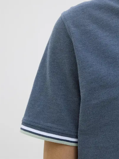 Jack&Jones - Polo - Blauw - Jjepaulos Polo Ss Noos - 12136668