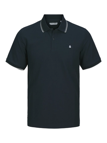 Jack&Jones - Polo - Donkerblauw - Jjeaustin Polo Ss - 12268130
