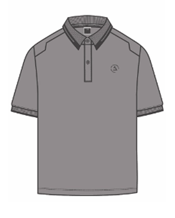 Jack&Jones - Polo - Grijs - Jcohass Logo Polo Ss Smu - 12279905