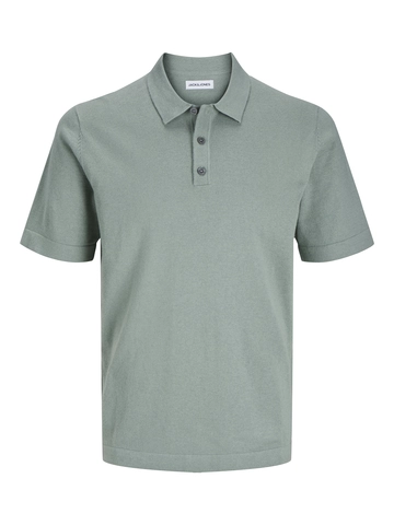 Jack&Jones - Polo - Groen - Jjeemil Knit Relaxed Polo Ss S - 12268216