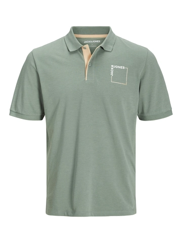Jack&Jones - Polo - Groen - Jjverner Polo Ss - 1,23E+07