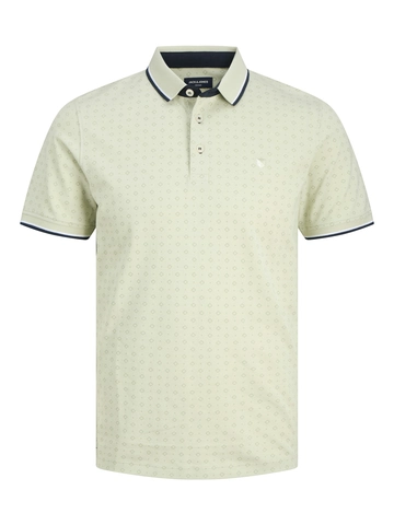 Jack&Jones - Polo - Groen - Jprpaulos Play Aop Blu. Ss Pol - 12154548