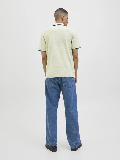 Jack&Jones - Polo - Groen - Jprpaulos Play Aop Blu. Ss Pol - 12154548